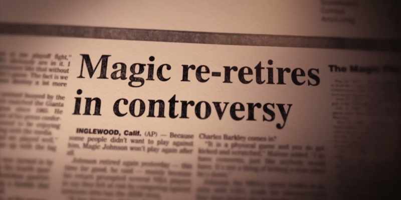 Magic Johnson's comeback is over before it began