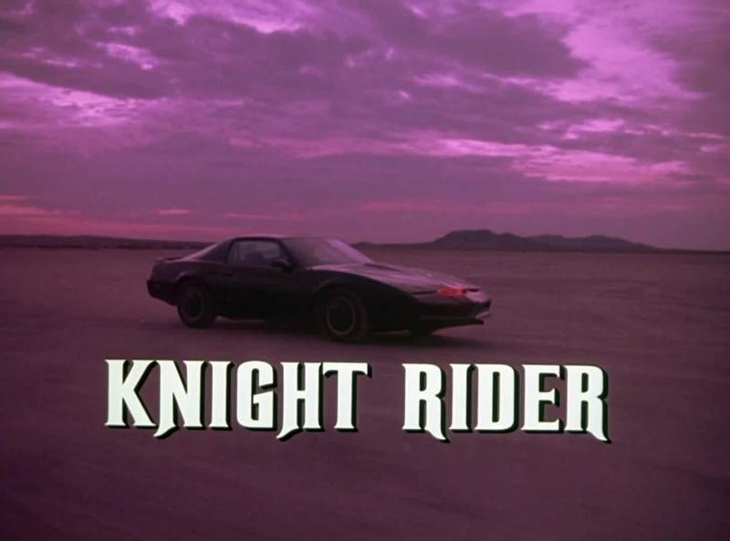 MaIe narrator Knight Rider a shadowy fIight