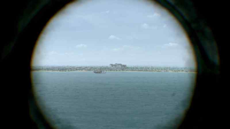 Make a course towards the fort