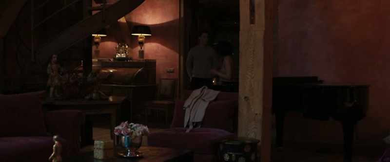 Make yourself comfortable. I'll bring dinner and something to drink