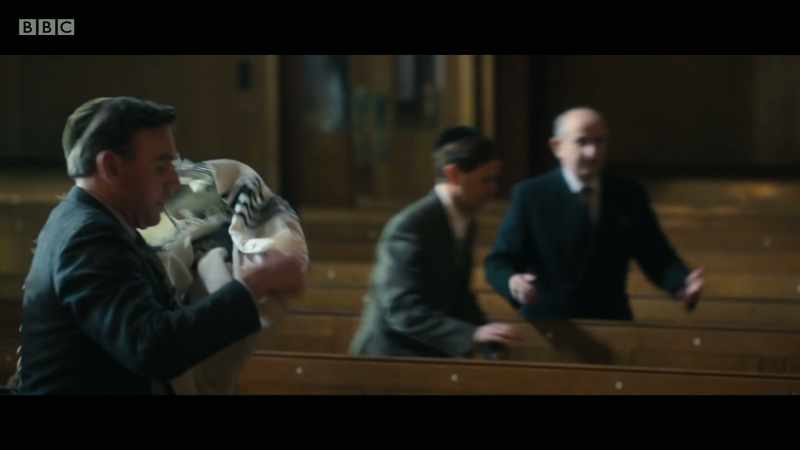 Make your way to the side door, please. Stay calm. Stay calm
