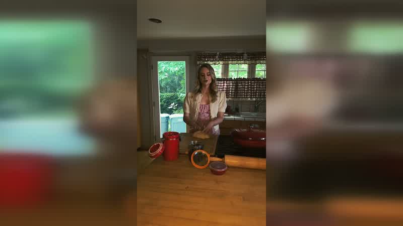 Making bread from scratch for your husband and children