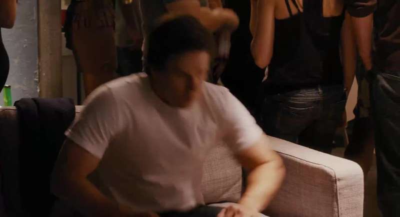 Making out with that Van Wilder looking guy