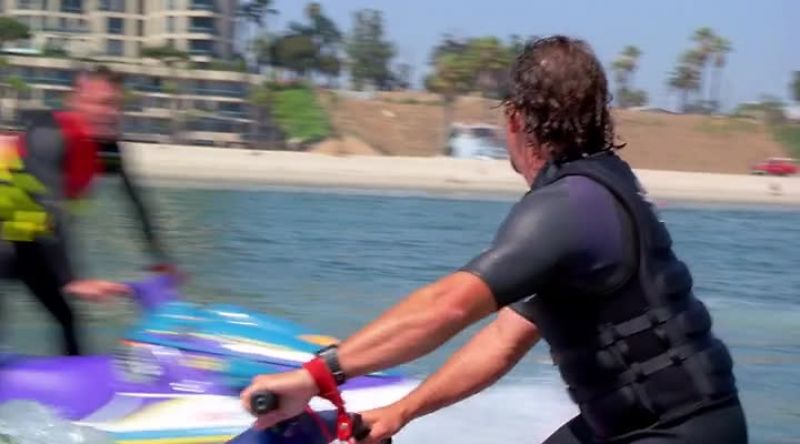 MALE JETSKIER: MAN, HERE COME THE LIFEGUARDS!