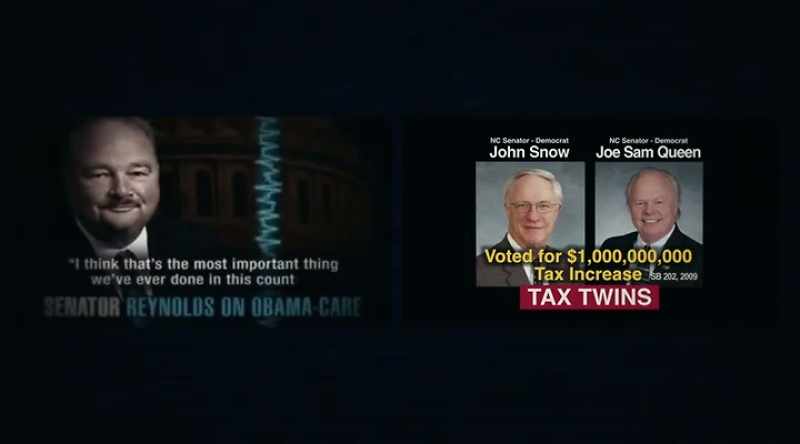 Male narrator: A billion‐dollar tax increase to fund