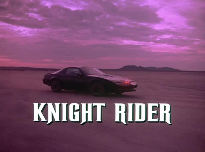 Male narrator Knight Rider a shadowy flight