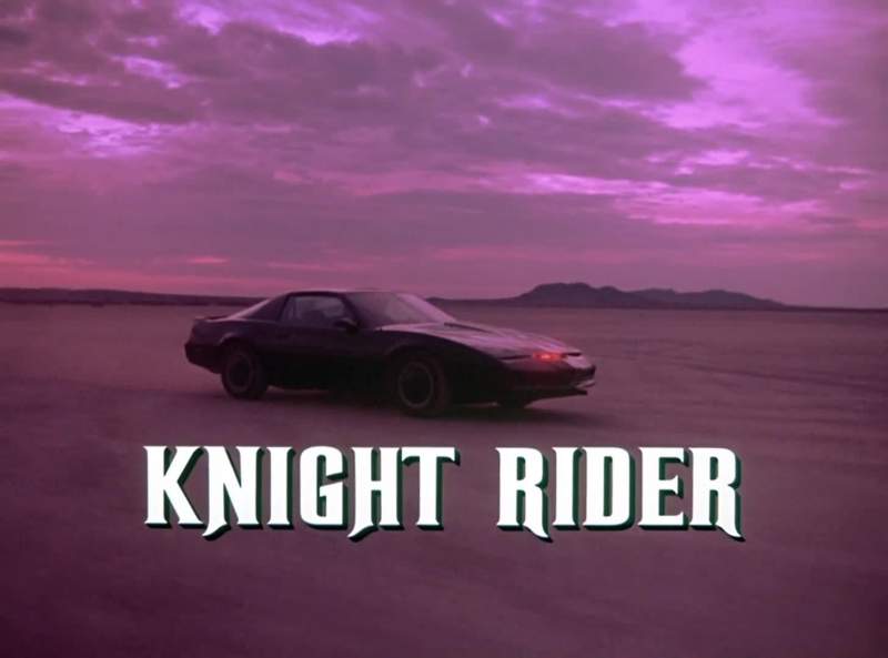 Male narrator Knight Rider a shadowy flight