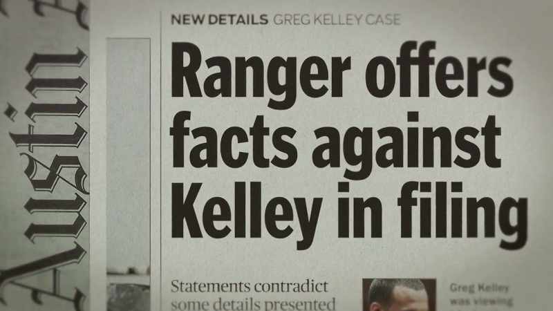 [male reporter] Greg Kelley, according to the warrant