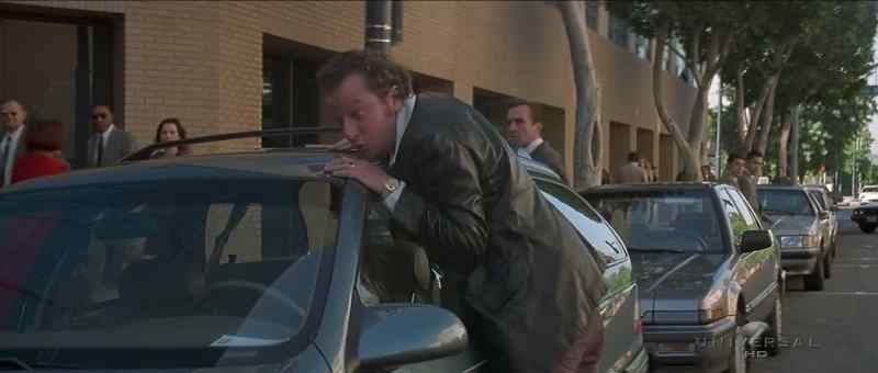 MALE VOICE: Step away from the vehicle!