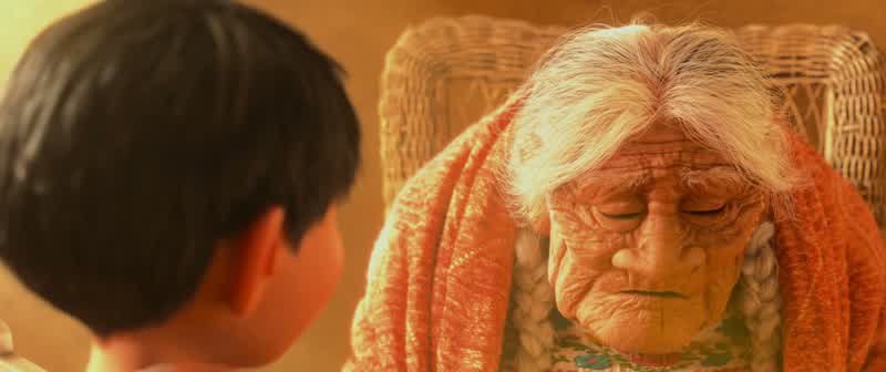Mamá Coco is played by a great Mexican actress