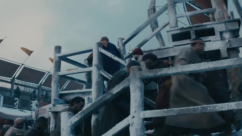 [man 1] Move along! Move along! Move along!