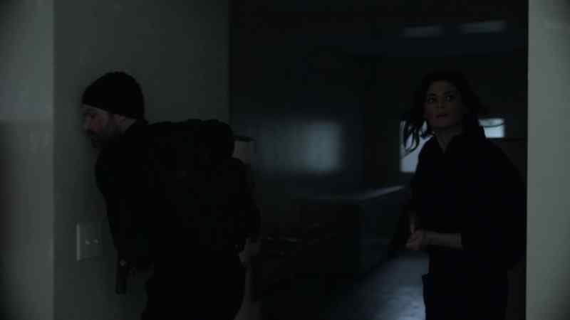 MAN 1: [OVER RADIO] Checking the research labs. Over