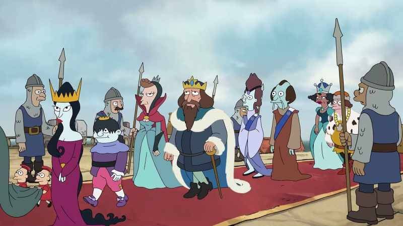 [man] Announcing King Zog, Queen Oona and... Who cares?