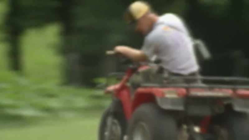 Man: AS A HELICOPTER SEARCHED FROM ABOVE, SHERIFF'S DEPUTIES