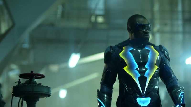 [man] Black Lightning's here!