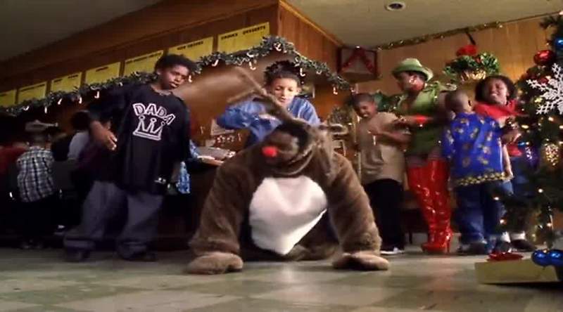 Man he don't look like no reindeer