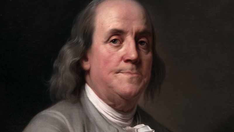 Man as Franklin: I begin to be almost sorry