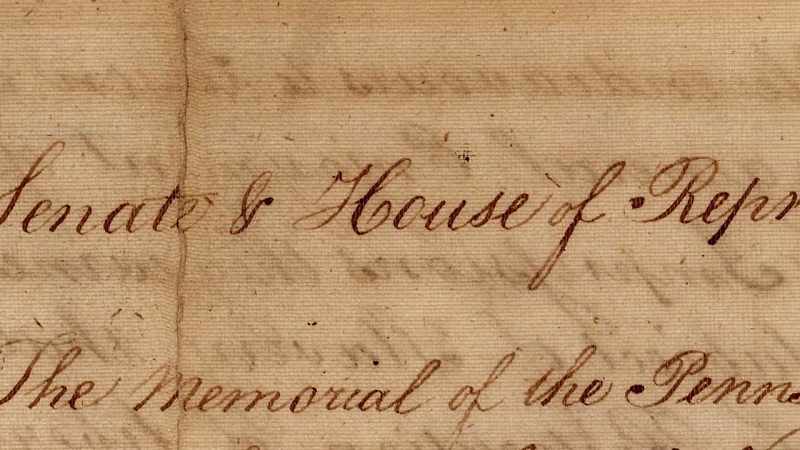 Man as Franklin: To the Senate