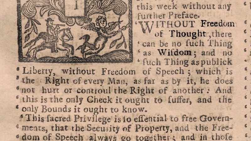 Man as Franklin: Without Freedom of Thought