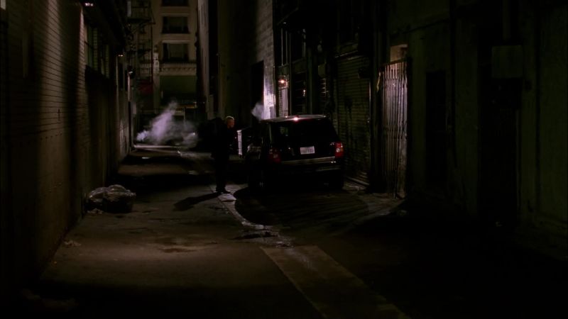 MAN: Get out of the car!