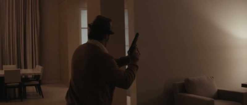 [man grunts] -[gunshot]