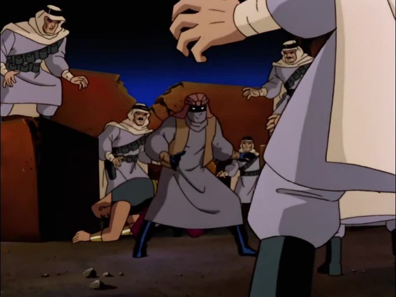 (MAN GRUNTS)