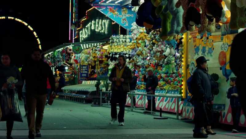 MAN: Hey, hurry up. There's no line