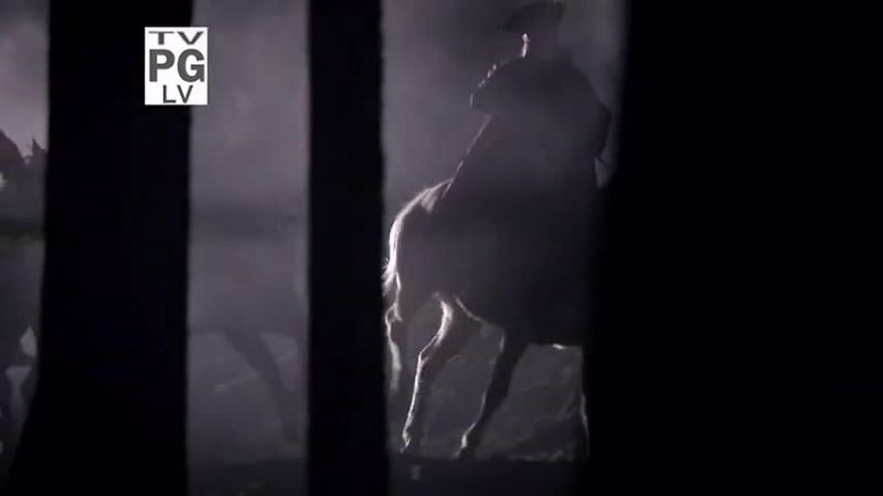 Man: Hyah! - [Horse whinnies]