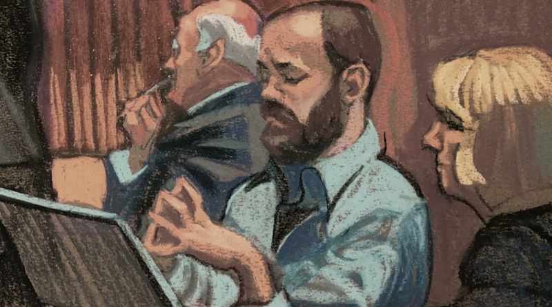 [man] In meetings with the prosecutor