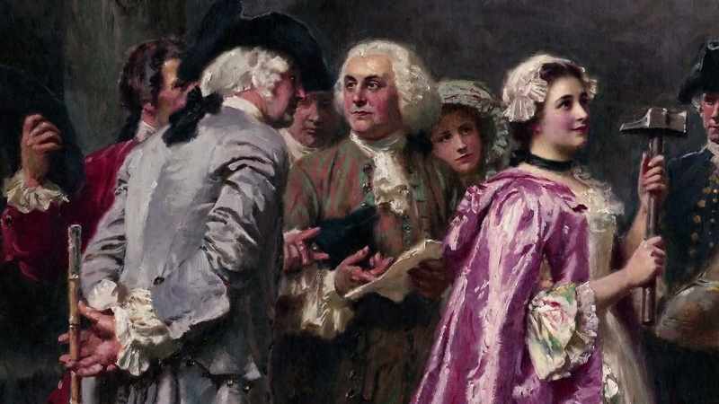 Man as John Adams: Dr. Franklin