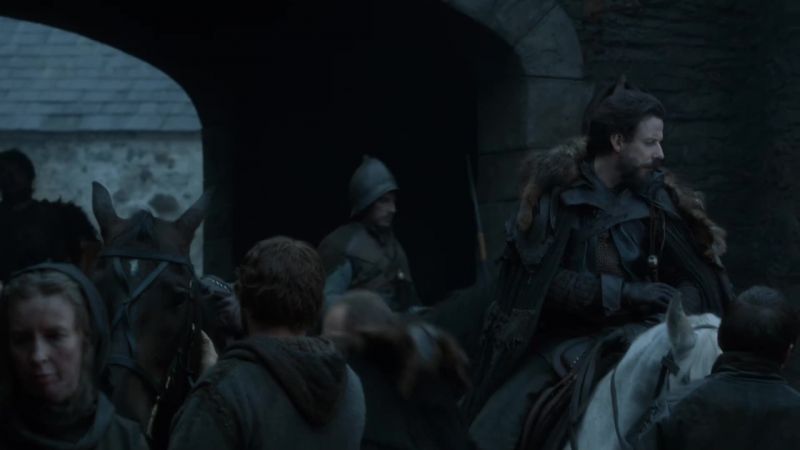 MAN: Let's get these horses seen to!