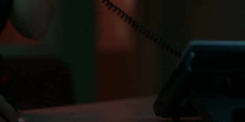[Man On Phone] I told your daddy that I'd come back