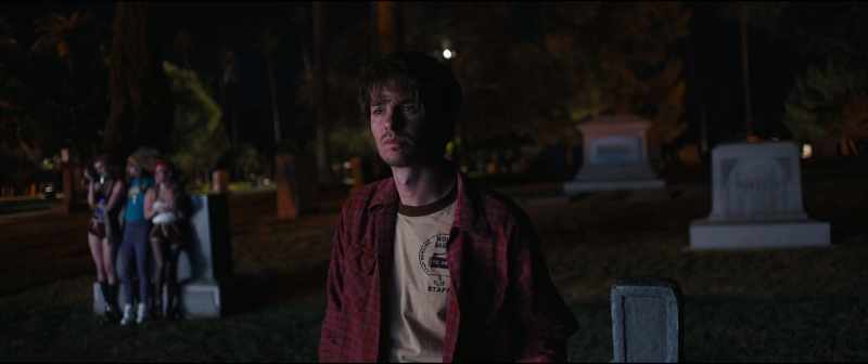 MAN: (ON SCREEN) You really shouldn't be over here very long
