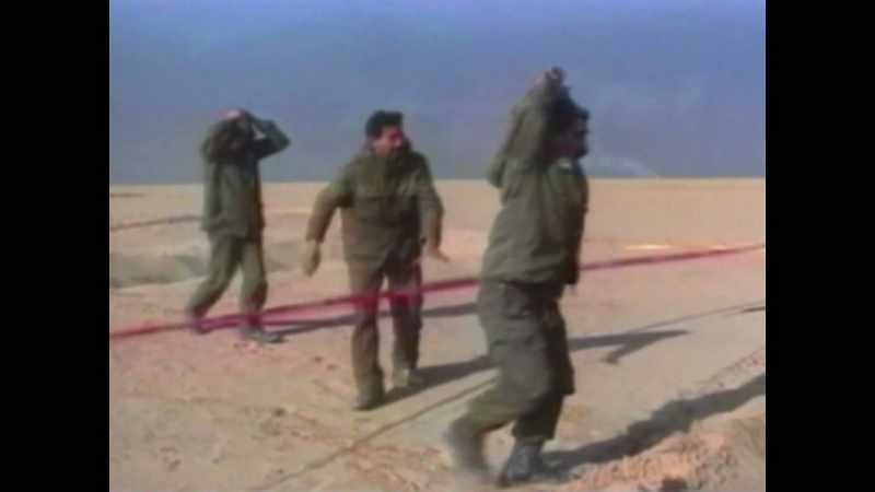 [man on TV] Three Iraqi soldiers today