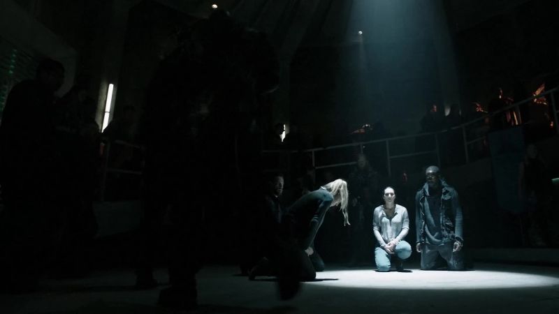 MAN: ON YOUR KNEES WITH THE OTHERS