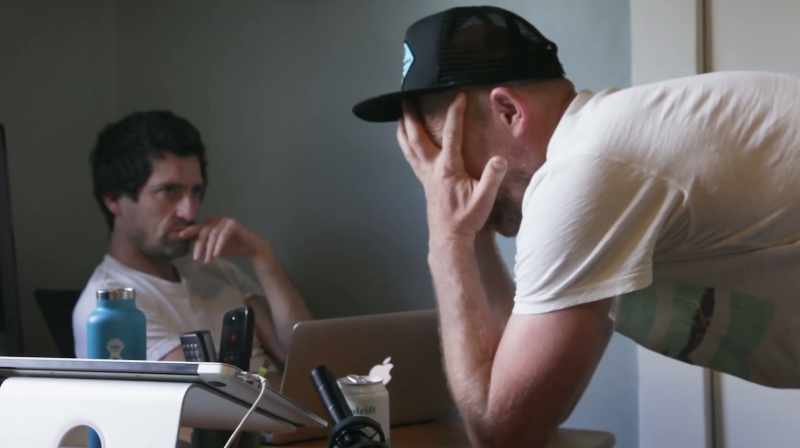 [MAN OVER PHONE] You've got Marc