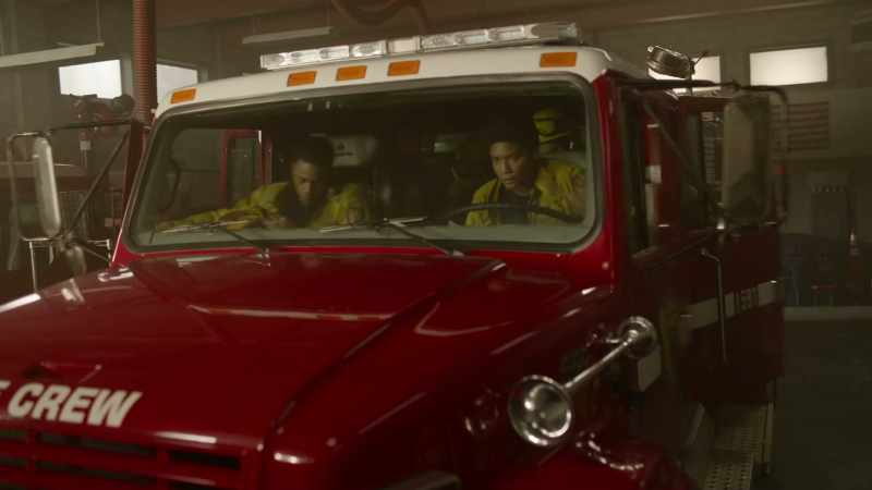 MAN (over radio): Fire's spread to an acre