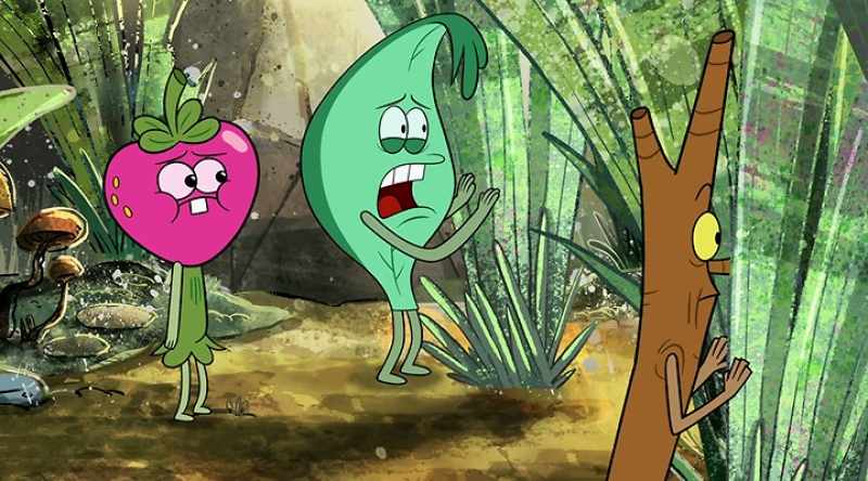Man, Rocksy's really having fun with that snake