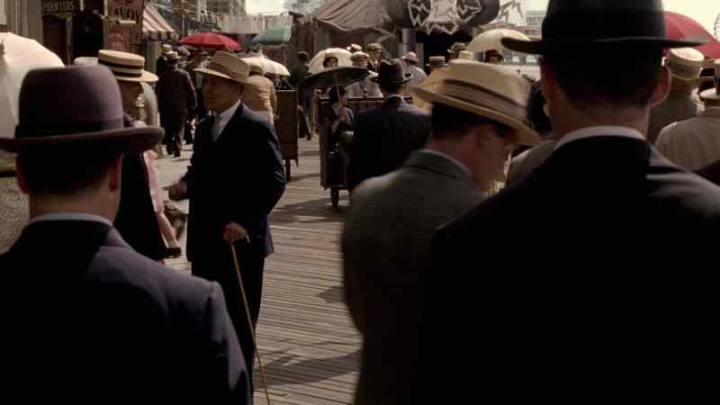Man: She brings a bicycle