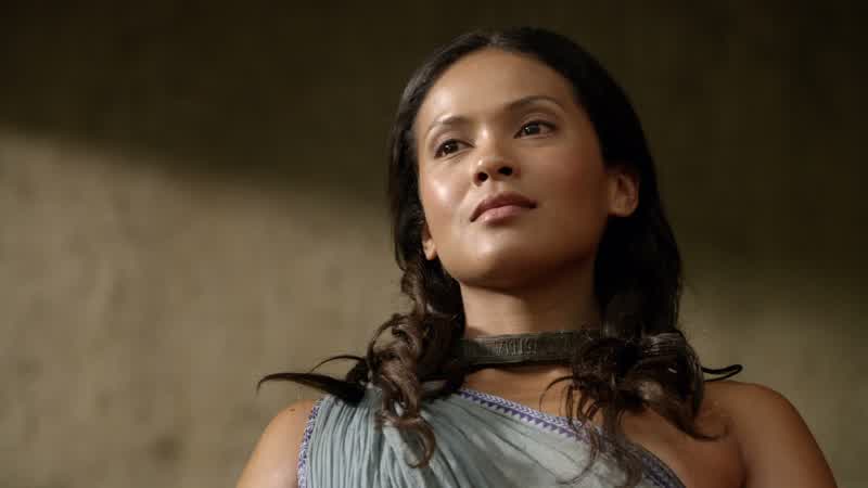 Man: Show him who's champion, Crixus