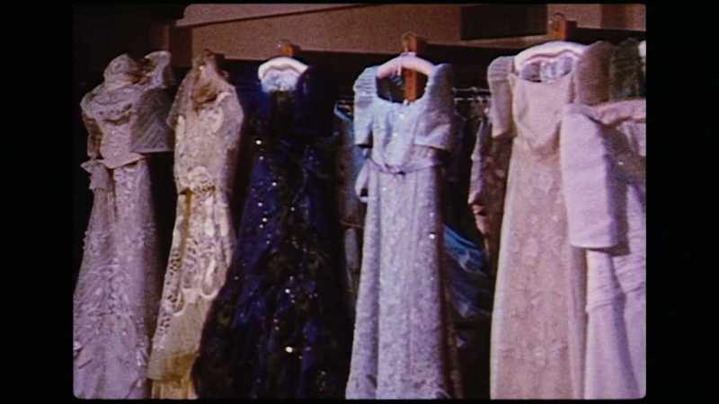 [man] The designer dresses, some from Rome