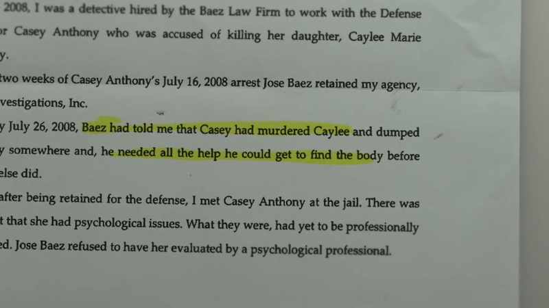 Man: WHEN CAYLEE'S BODY WAS DISCOVERED