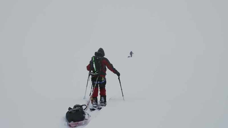 Man, when it gets white out here