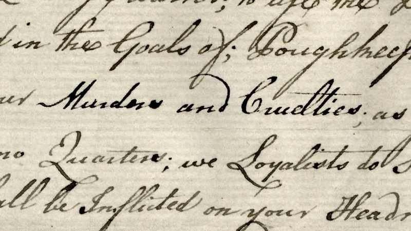 Man as William Franklin: A Warning to Rebels