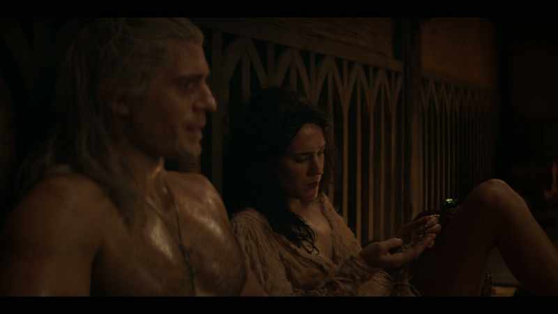 [man] Witcher! - [banging persists]