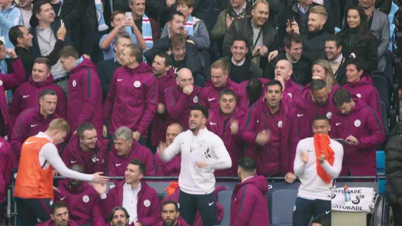 Manchester City reach out and touch it!