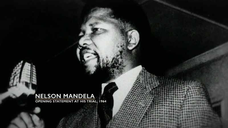 Mandela: I HAVE CHERISHED THE IDEAS