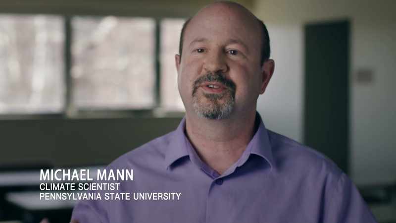 MANN: Those warm ocean temperatures meant that there were record amounts of