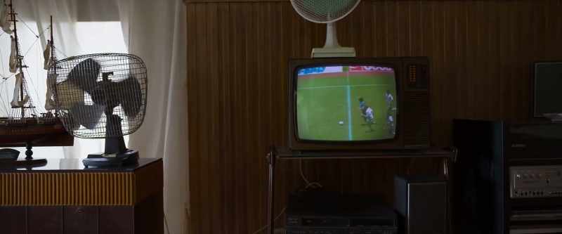 Maradona has the ball