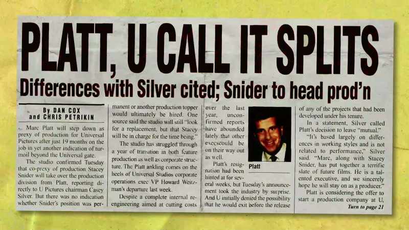 Marc Platt was out and Stacey Snyder was in
